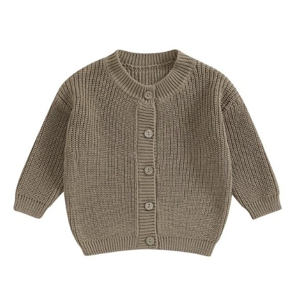 Cardigan Khaki (6-9m)