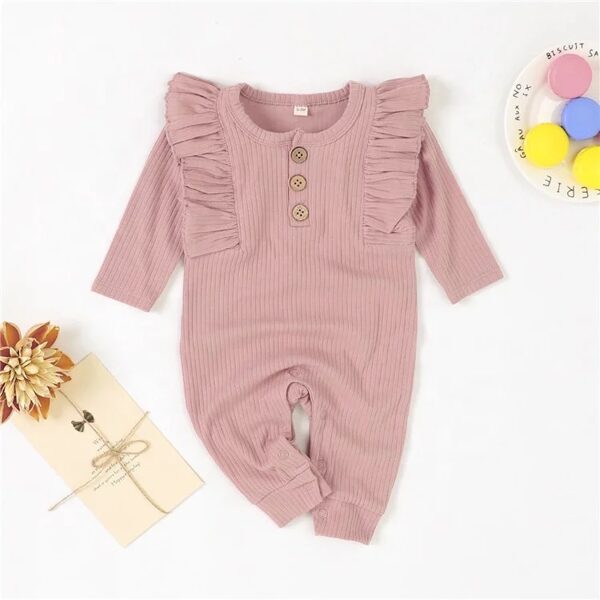 Girl Romper (pink) 0-3m