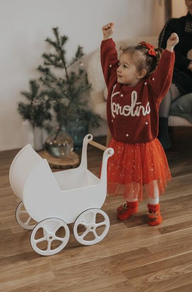 ONLY-NAME personalized sweater (red)